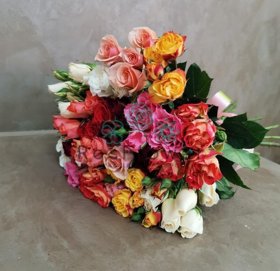 Букет цветов из: Розы в Бурацком