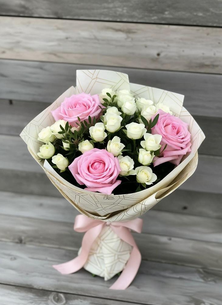 Букет цветов из: Розы в Бурацком