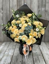 Букет цветов из:  Розы и Лизиантусы #REPLACE_PRED# Бурацком