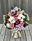 Букет цветов из: Альстромерии, Гвоздики, Розы и Хризантемы в Бурацком