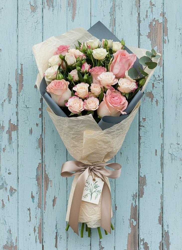 Букет цветов из: Розы в Бурацком