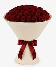 Букет 101 Бордовая роза Блэк Бакарра в Бурацком