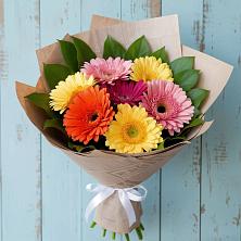 Букет цветов из:  Герберы в Бурацком