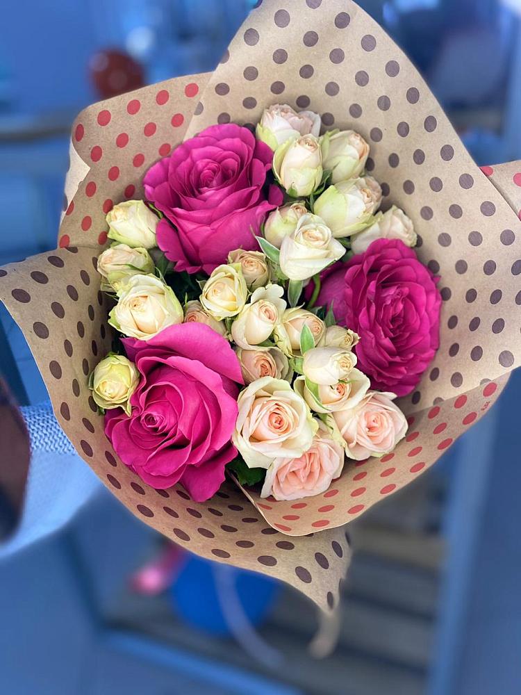 Букет цветов из: Розы в Бурацком