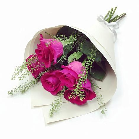 Букет цветов из: Розы в Бурацком
