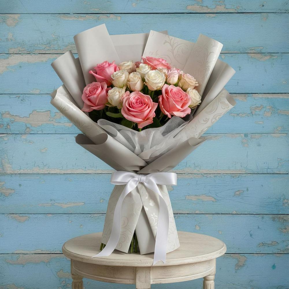 Букет цветов из: Розы в Бурацком