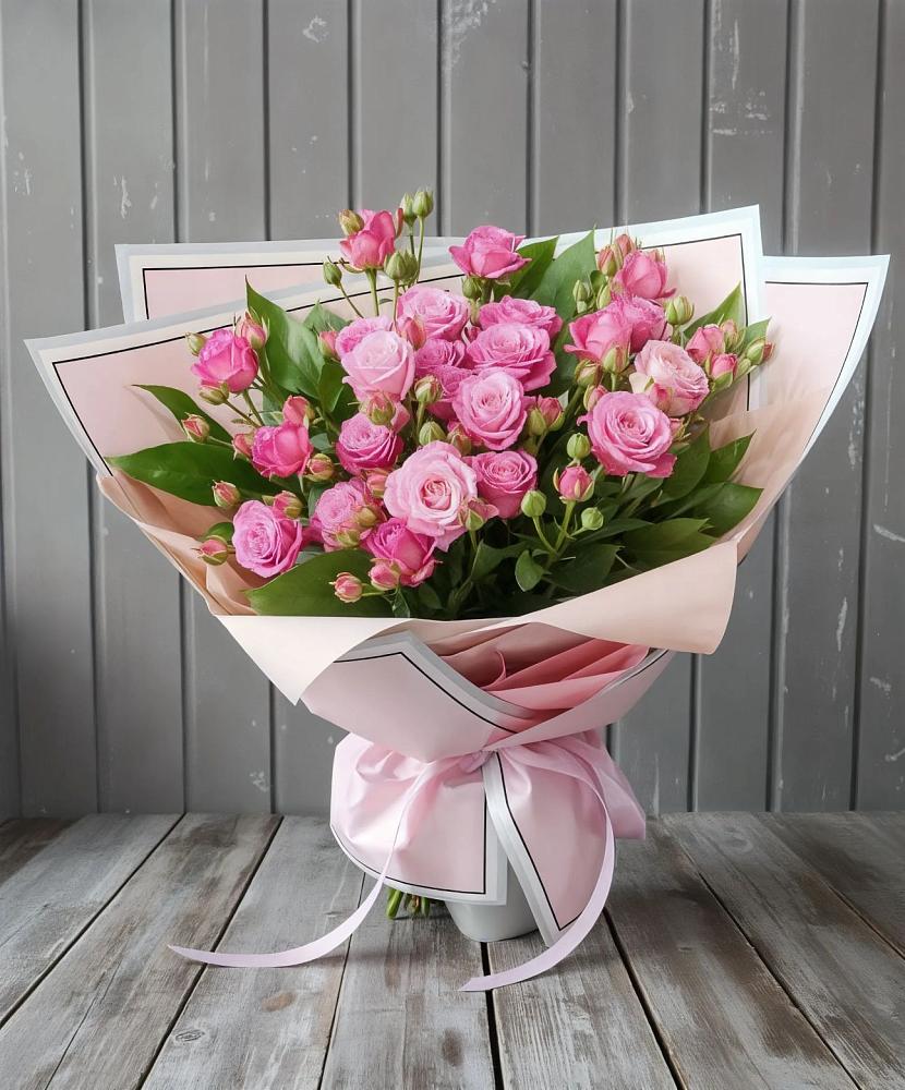 Букет Розовый кустик в Бурацком
