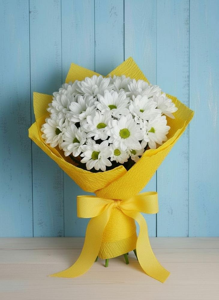 Букет цветов из: Хризантемы в Бурацком