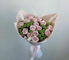 Букет цветов из:  Розы и Хризантемы в Бурацком