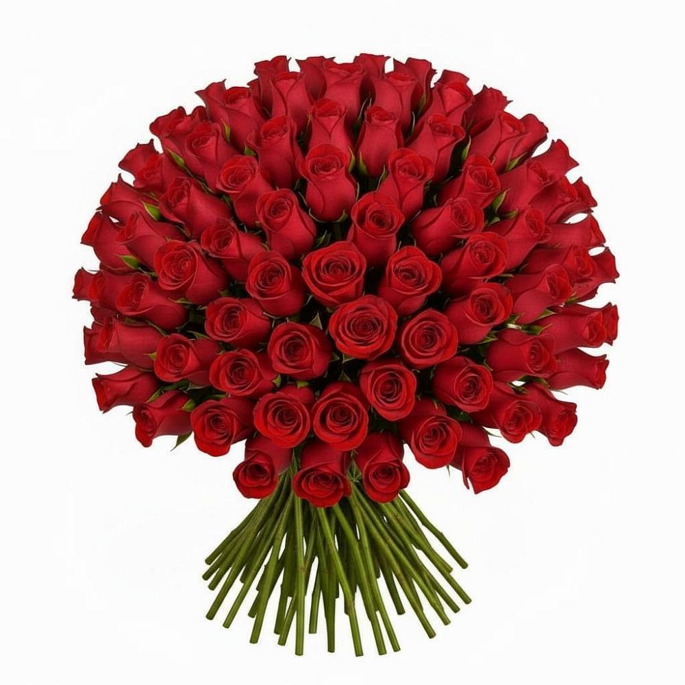 Букет Красные розы Чери Лав в Бурацком