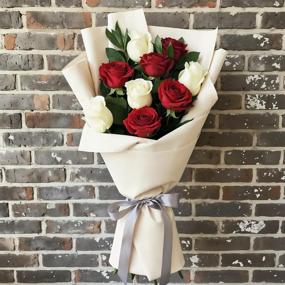 Букет цветов из: Розы в Бурацком