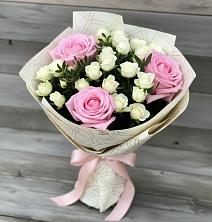 Букет цветов из:  Розы в Бурацком