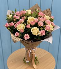 Букет цветов из:  Розы в Бурацком