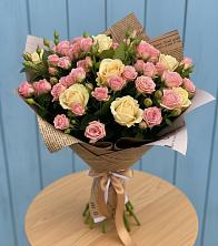 Букет цветов из:  Розы в Бурацком