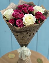 Букет цветов из:  Розы в Бурацком