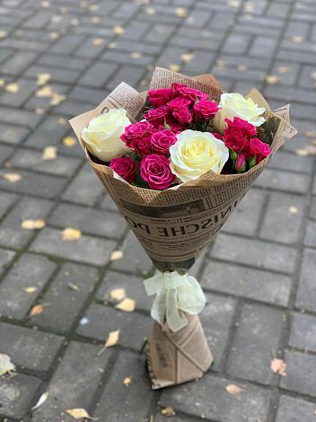 Букет цветов из: Розы в Бурацком
