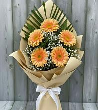 Букет цветов из:  Герберы в Бурацком