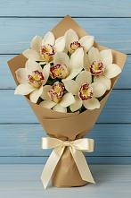 Букет цветов из:  Орхидеи и Розы в Бурацком